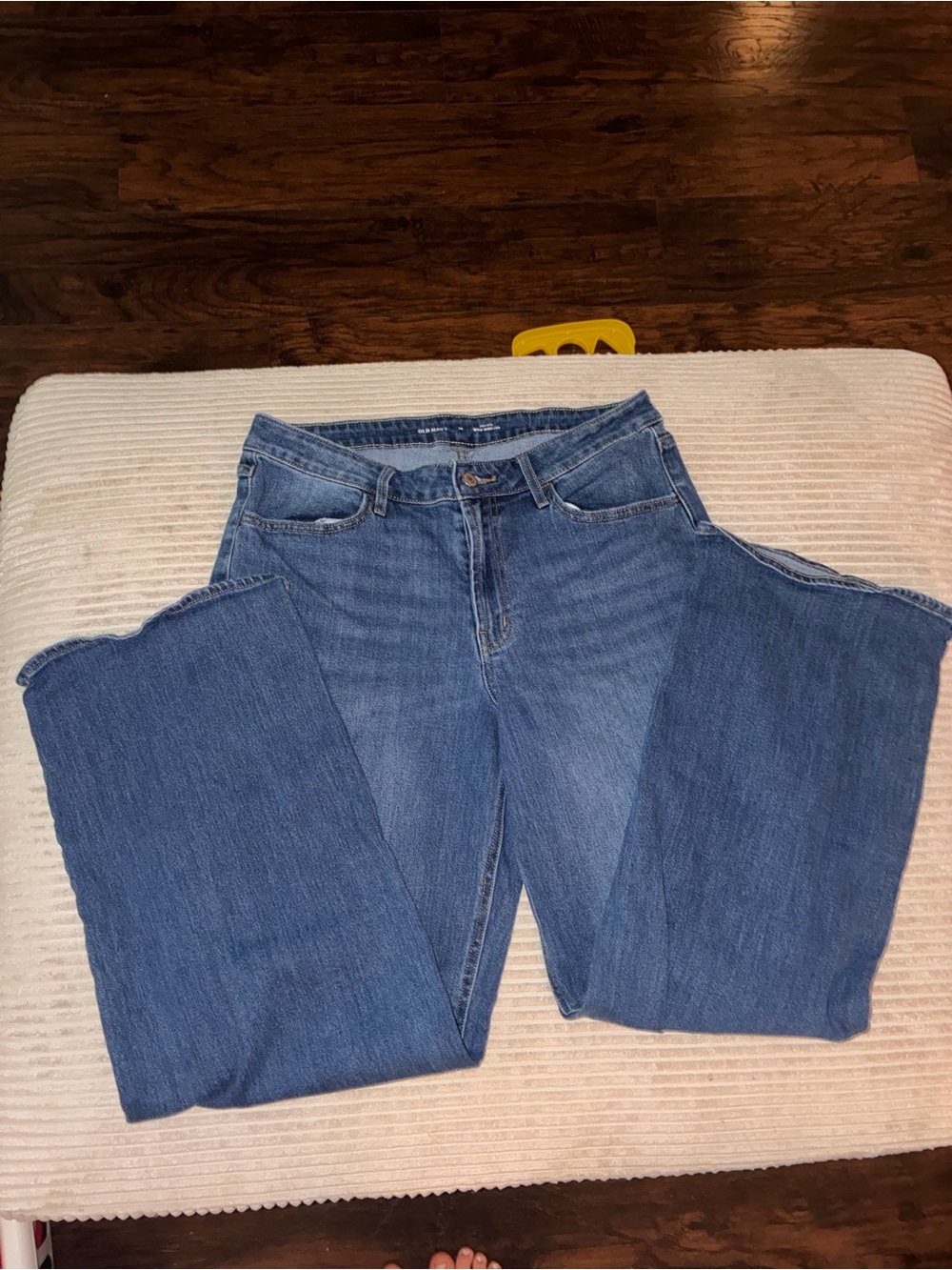 Old Navy Women's Blue High Rise wow wide leg